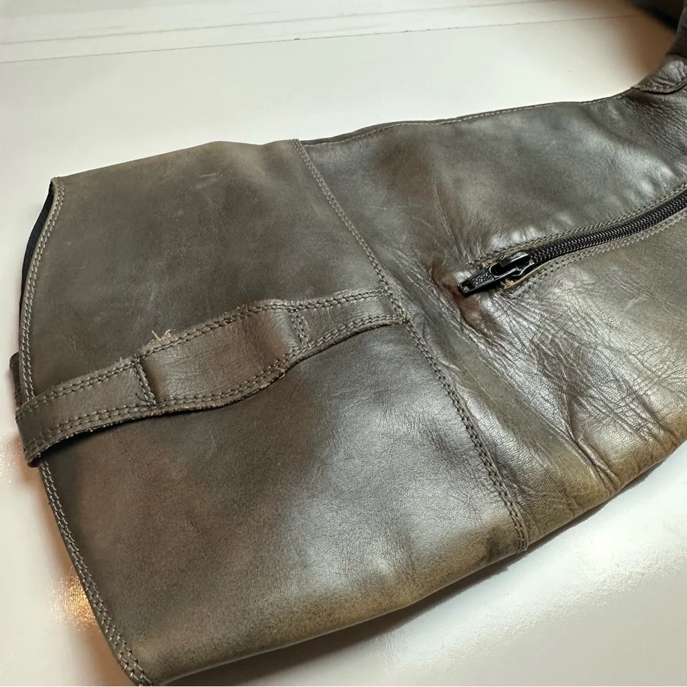 Charles David Italian Leather Riding Boots Brown | Knee High | EU 39